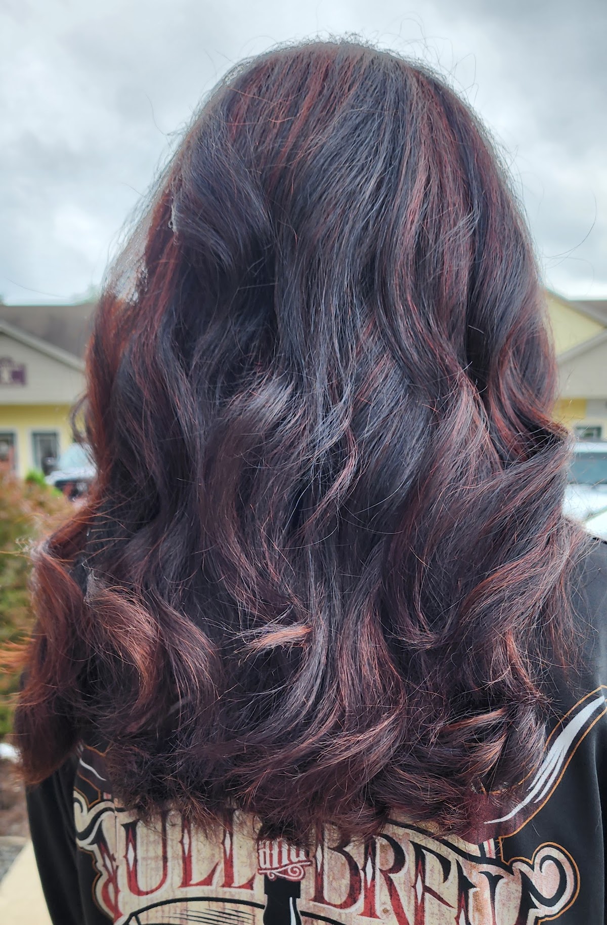 Professional haircut and styling